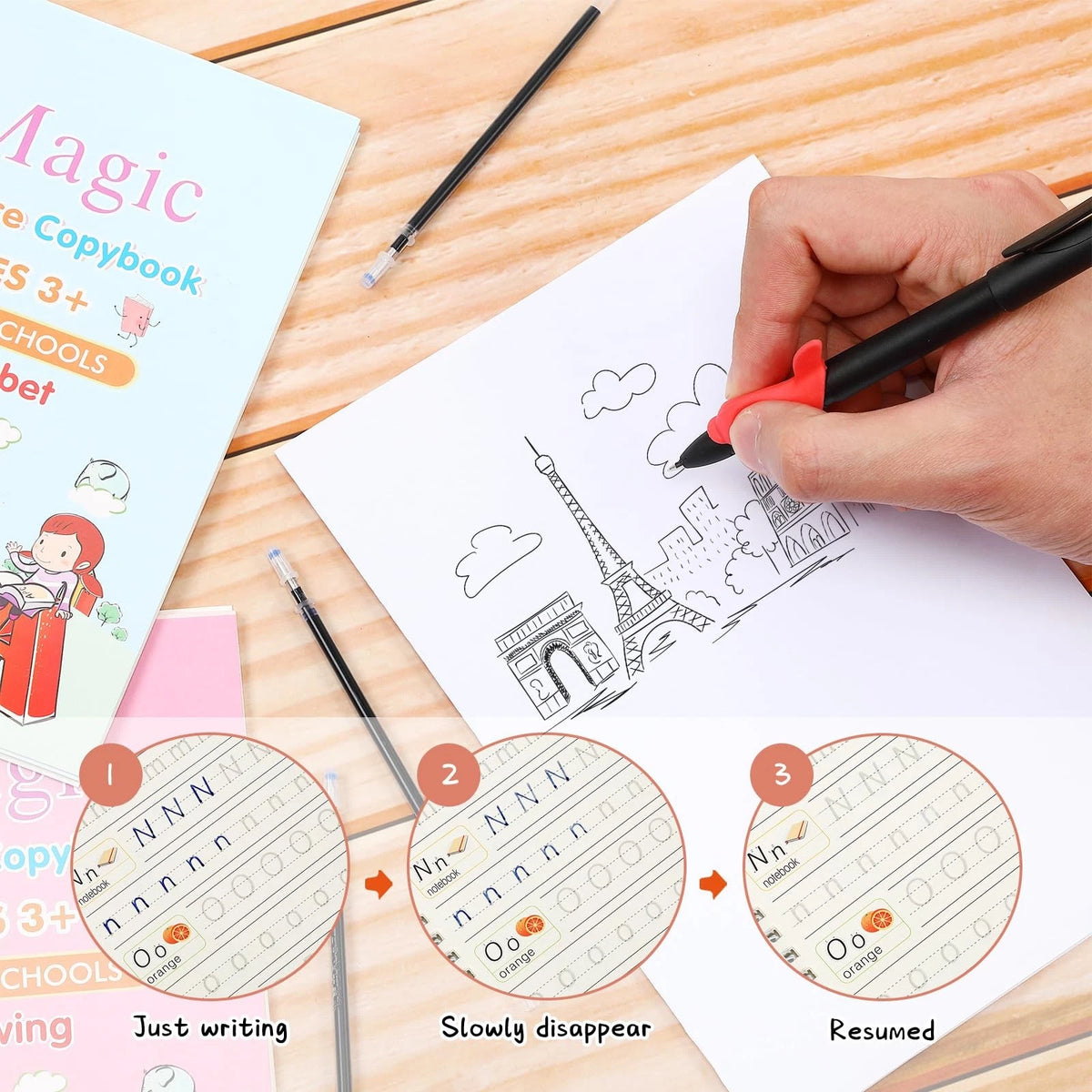 84 Pcs Disappearing Ink Pen Refills for Kids Magic (No Year Range)