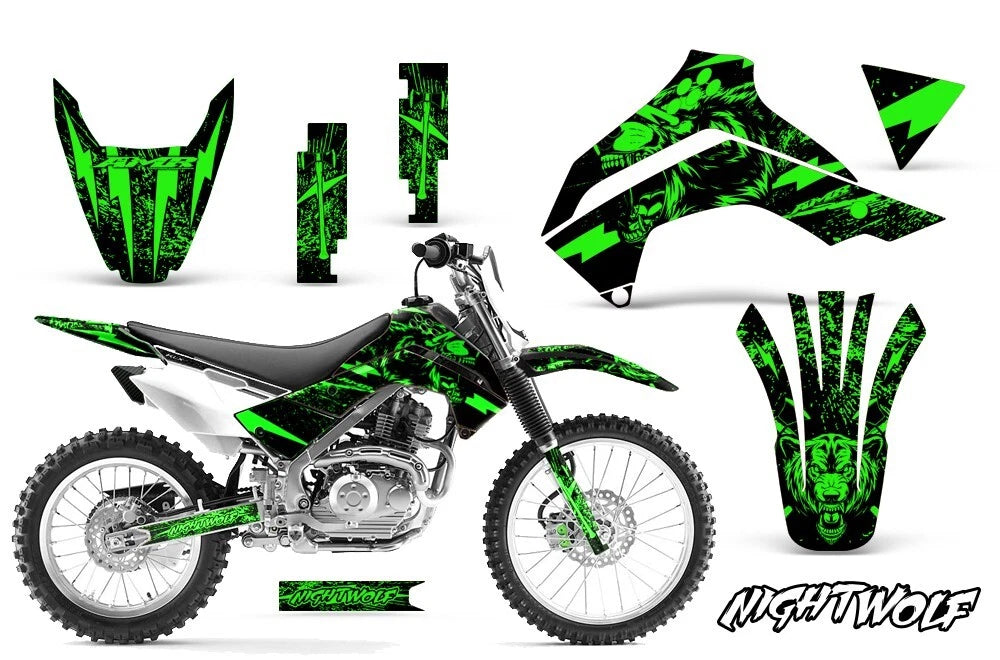 Graphic Stickers Decals for Kawasaki KLX140 (2008–2019)