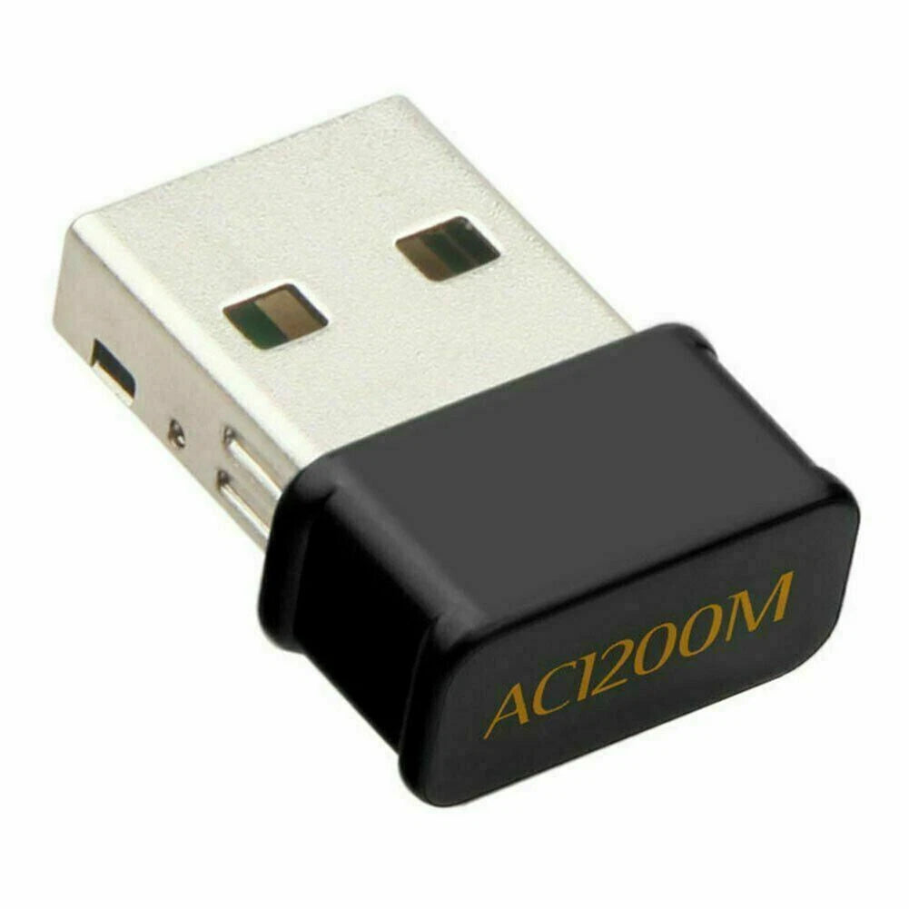 USB WiFi Wireless AC1200 Mbps Adapter Dongle for PC Laptop