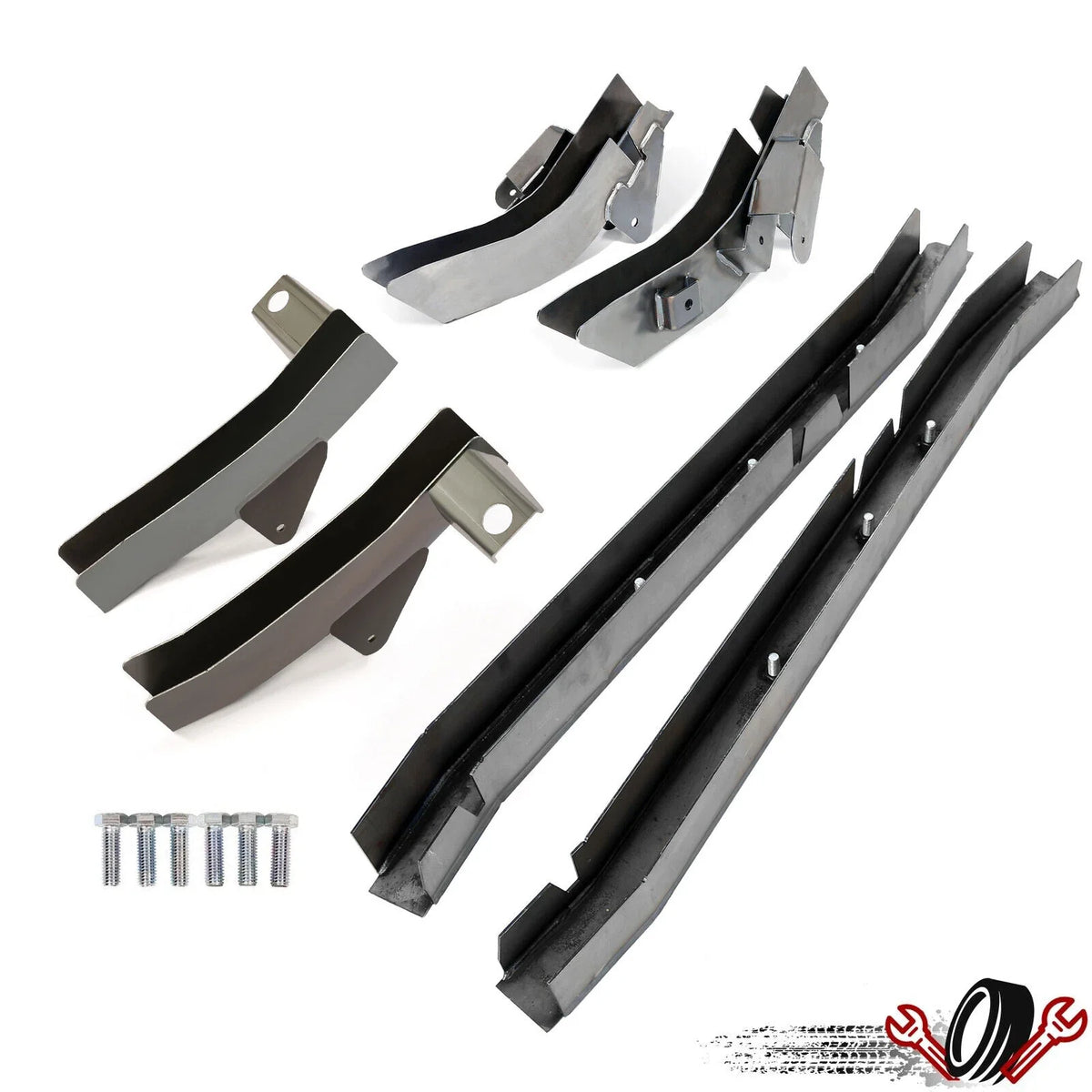 Frame Rust Repair Kit for Jeep Wrangler TJ (1997–2002) Heavy Duty Steel