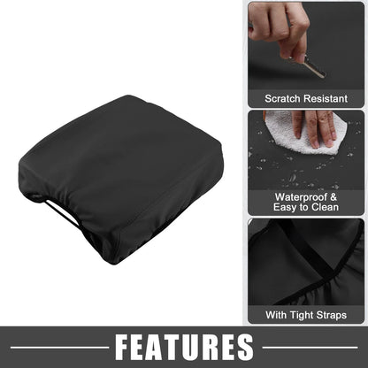 Center Console Pad Armrest Cover Protector for Ford F150 (2015–2020) Black