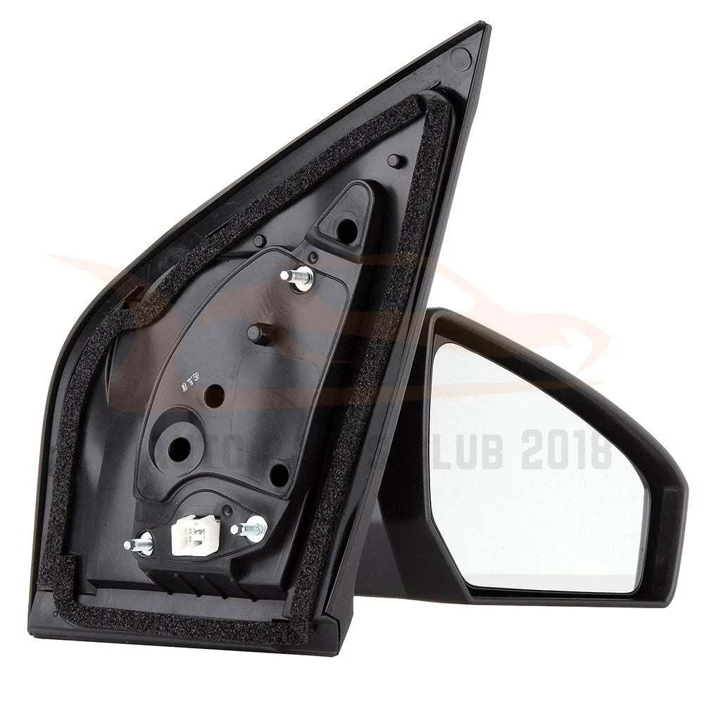 2X Non-Fold Power Towing Mirrors for Nissan Sentra (2007–2012) Black