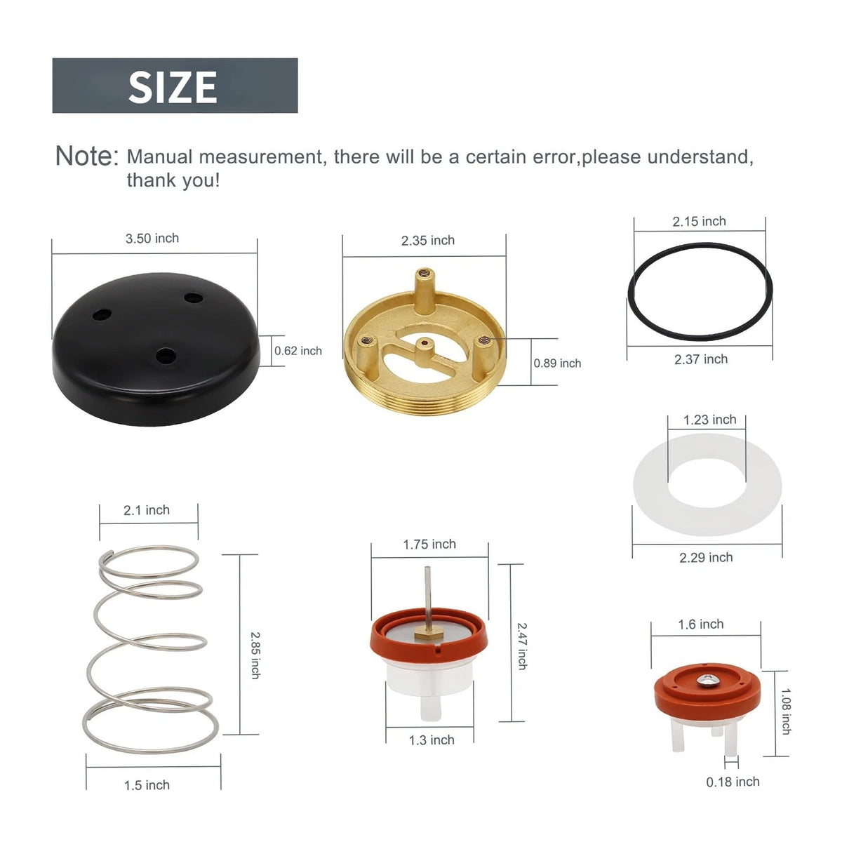 Pressure Vacuum Breaker Repair Kit for Thaekuns 720 Series