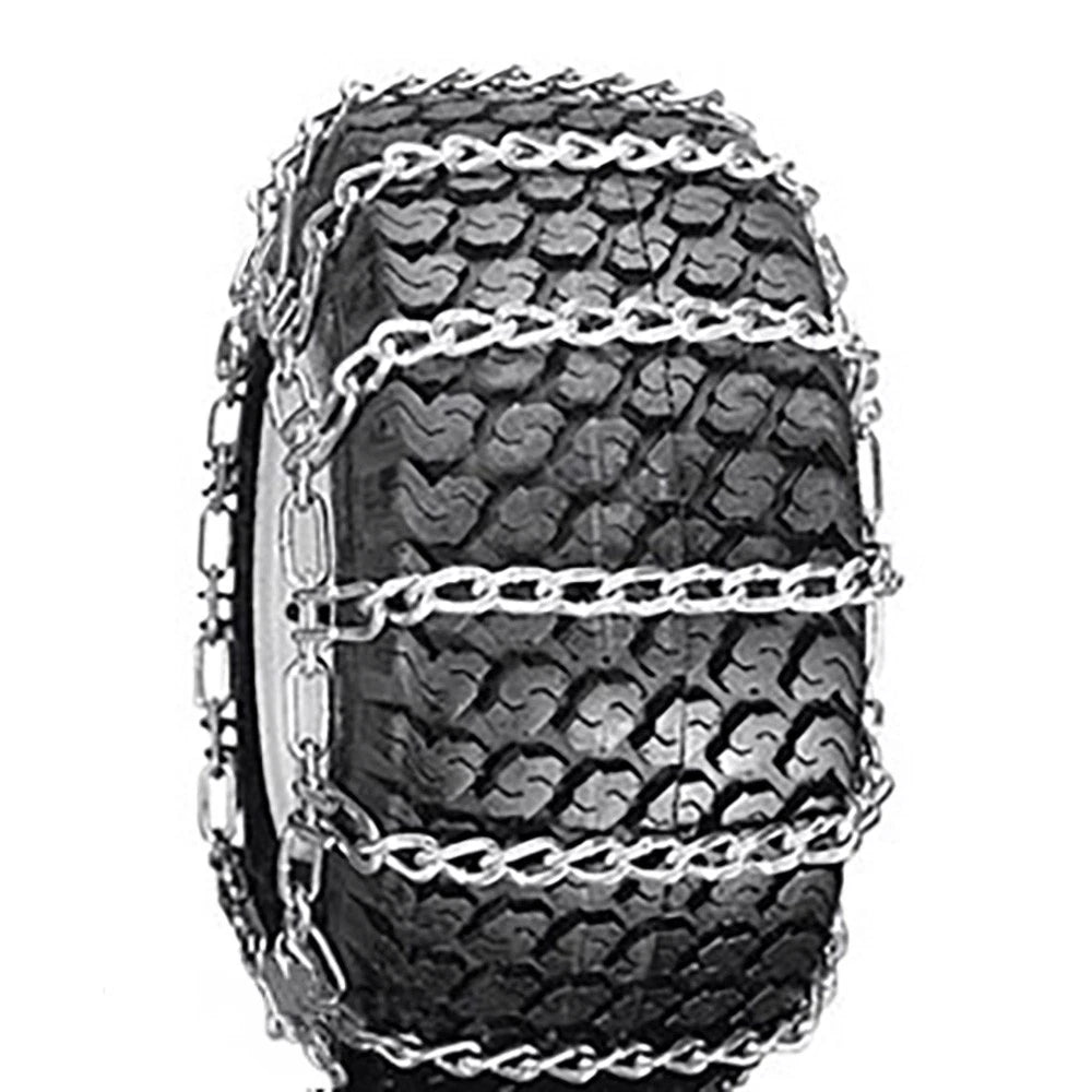 Set of 2 Tire Chains for 12" Rim Size (2 Link Spacing)