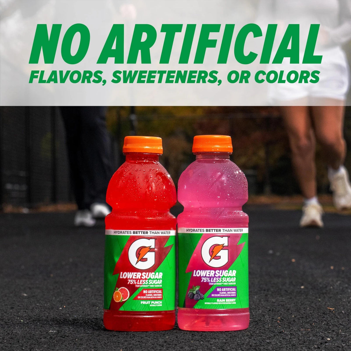 Pack of 6 Gatorade Lower Sugar Electrolyte 20 Fl Oz - Rain Berry