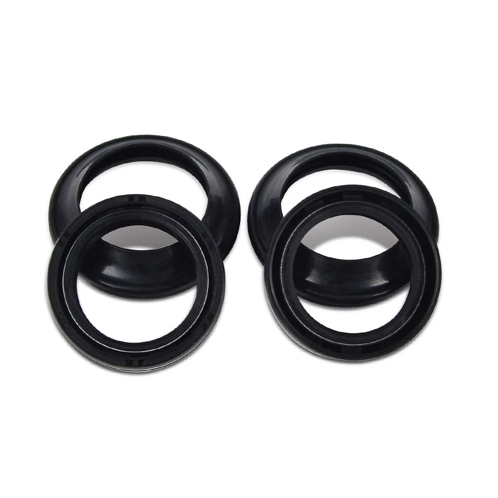 Set of 4 Front Fork Oil Seal Dust Seals for Honda CRF150R CBR250R CR80R