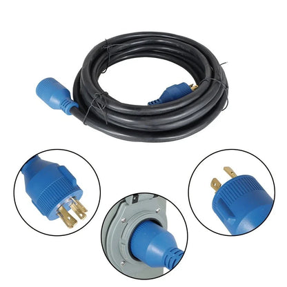 30 Amp Generator Cord 25FT L14-30P to L14-30R for Outdoor Use