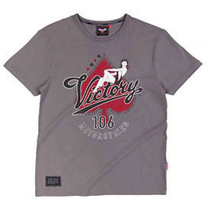Men's Classic Ace Script Tee Shirt for Victory Motorcycle (286367202)