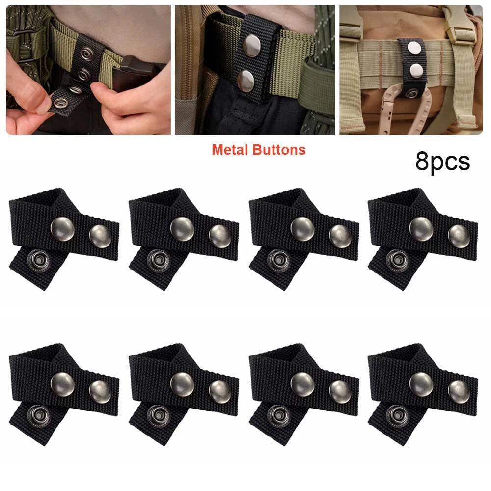 8pcs Duty Belt Keeper for Tactical Gear (No Specific Part Numbers)