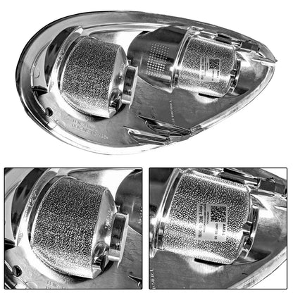2X Chrome Tail Lights Brake Lamps for Chrysler PT Cruiser (2001–2005)