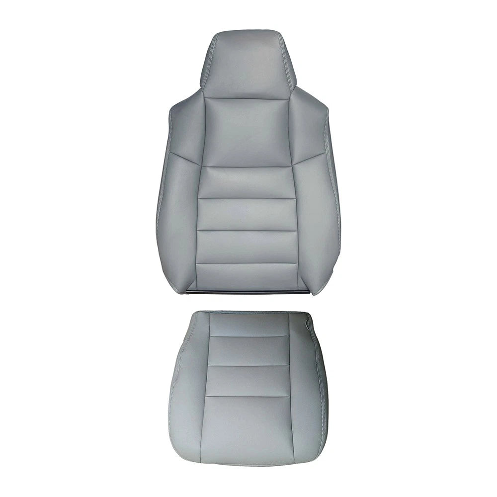 Driver Side Leather Seat Cover for Ford F250 F350 Super Duty (2002–2007) Gray