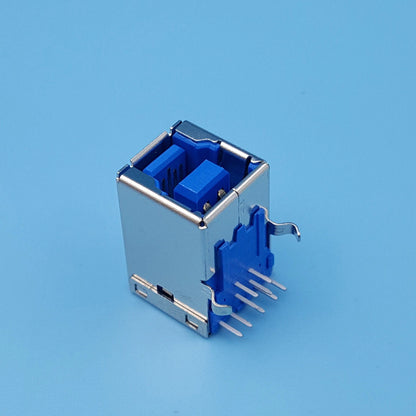 20Pcs USB 3.0 Type B Right Angle 9Pin DIP Female Socket for PCB Solder Connector