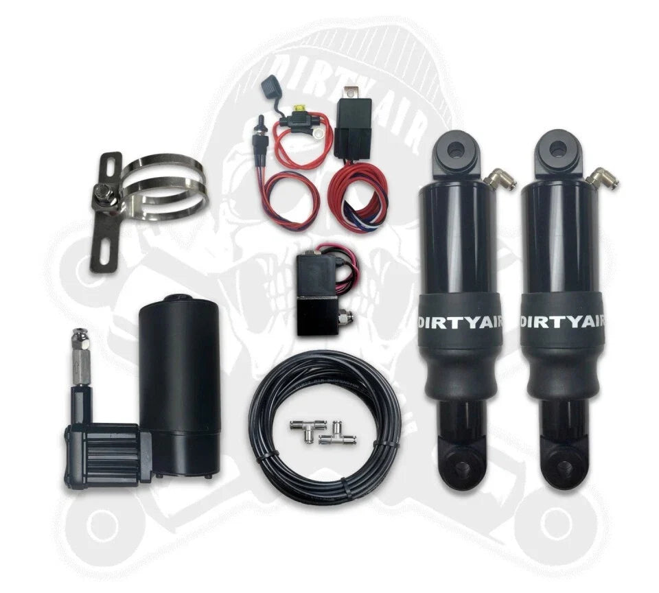 Air Ride Rear Suspension Shock Kit for Harley FLH (2009–2013)