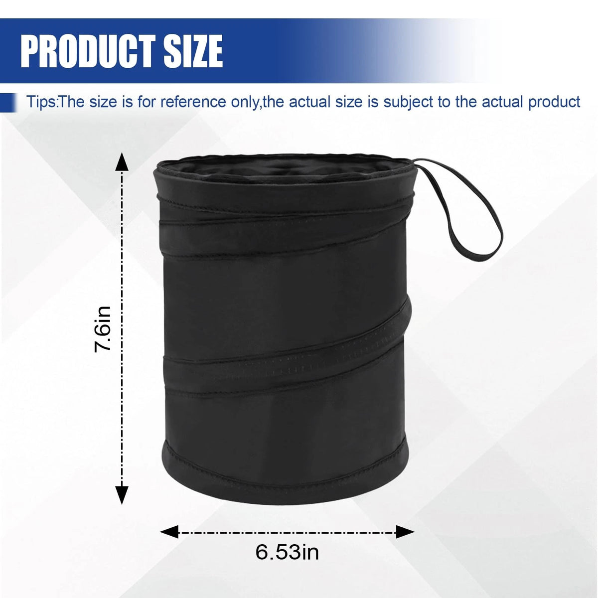 Collapsible Car Trash Can for Universal Fit (Portable Waterproof Auto Waste Bin)