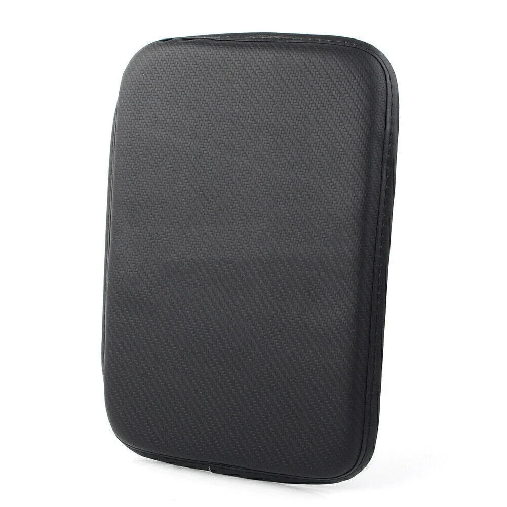 Carbon Center Console Armrest Cushion Mat Pad Cover Universal for Cars