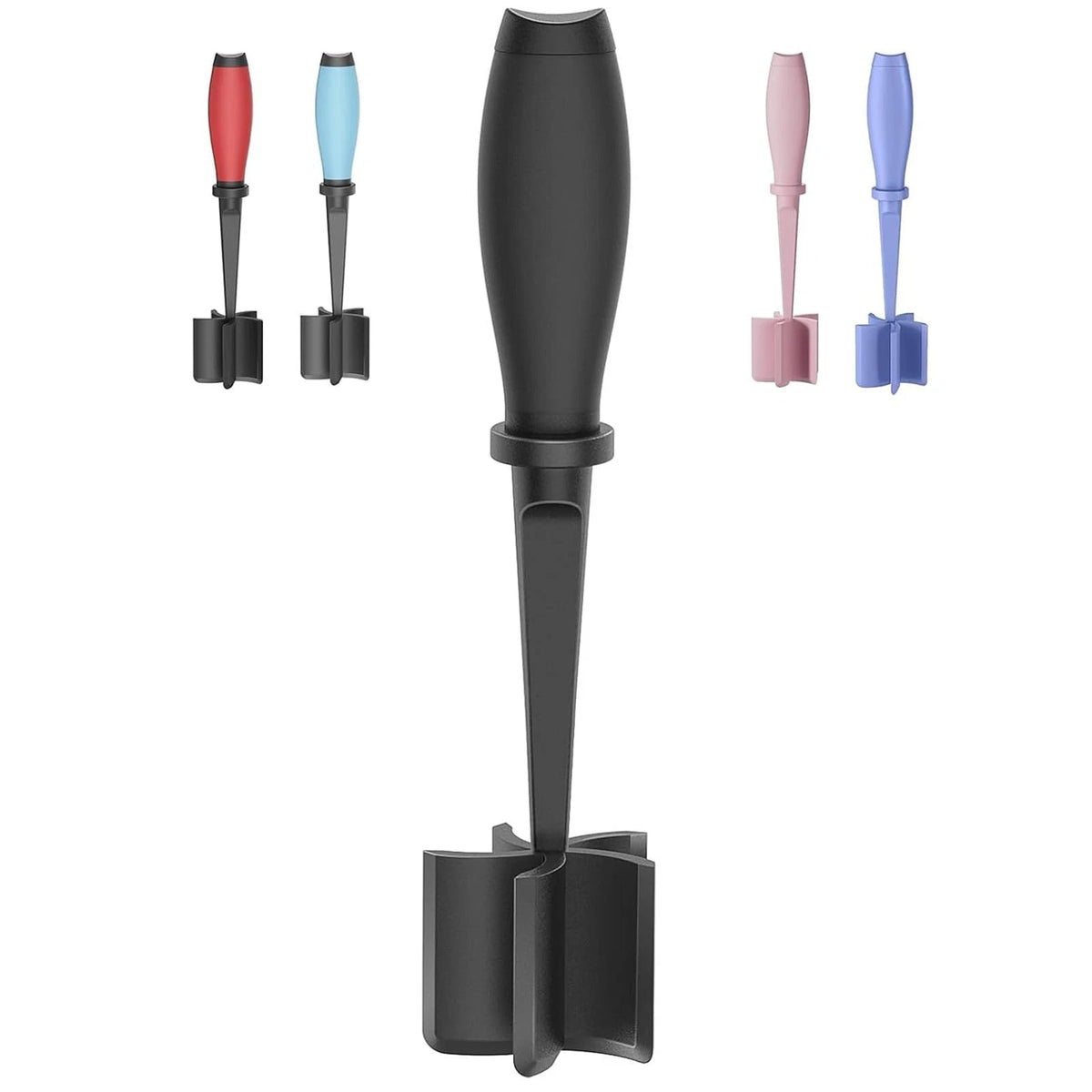 Meat Chopper with 5 Curve Blades for Ground Beef (1 Pack) - Black