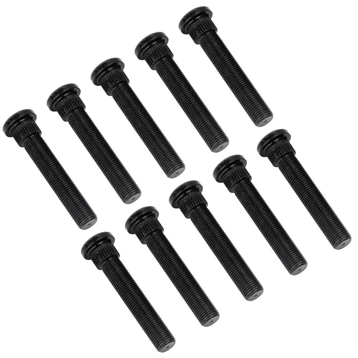 Set of 10 Wheel Stud Bolts for Ford Mustang (1965–2004) - 1" Longer