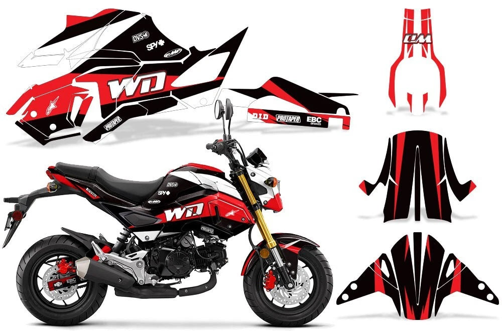 Decal Graphic Kit for Honda GROM125 (2017–2020)