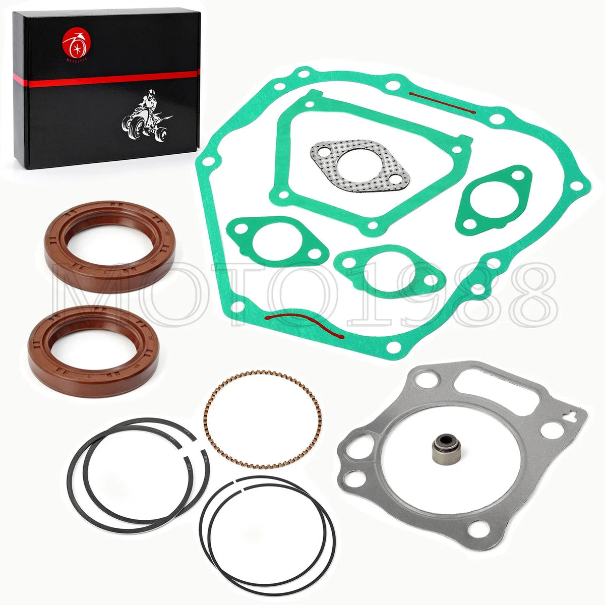 ENGINE REBUILD KIT RINGS GASKETS SEALS for YAMAHA GOLF CART (1996–2005)