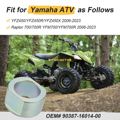 Rear Brake Caliper Bushing Collar for Yamaha YFZ450 YFZ450R YFZ450X Raptor 700