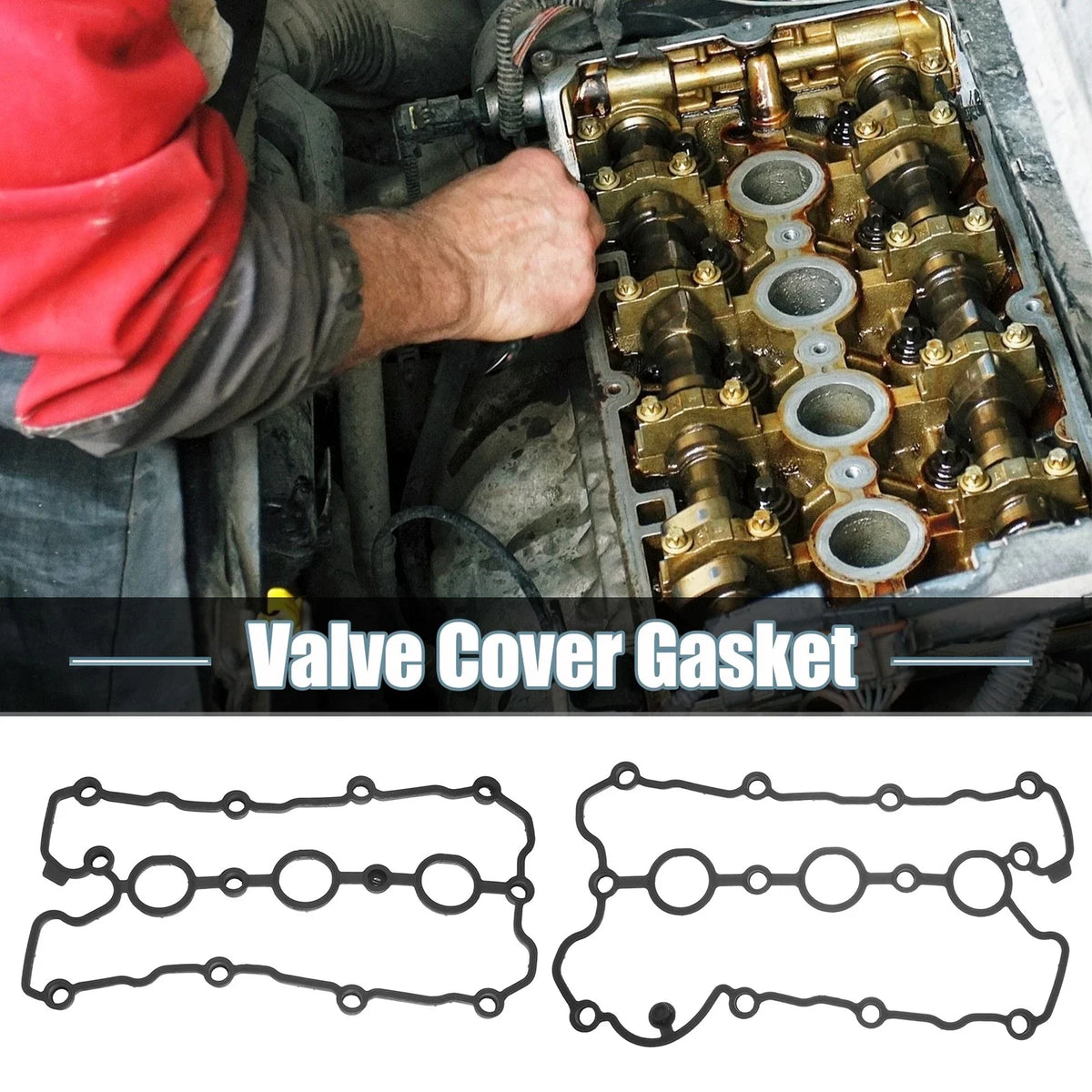 Engine Valve Cover Gaskets 06E103483G/06E103484G for Audi A6 Quattro (2005–2008)