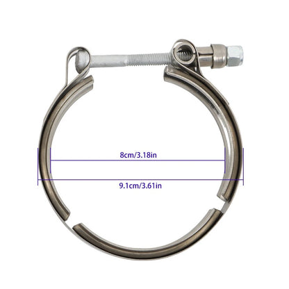 Exhaust Outlet V-Band Clamp for Dodge Ram 2500 3500 (1989–2002) 3903652