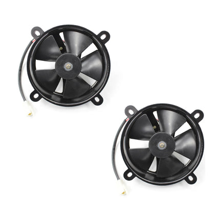 2X 6" Radiator Thermo Electric Cooling Fan for Dirt Quad Bike ATV (150cc 300cc)