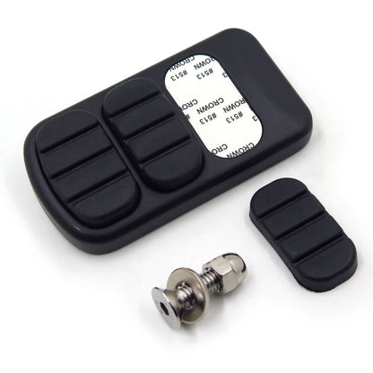 Black Foot Pegs for Harley Electra Glide, Street Glide, Road King, Trike (2014–2023)