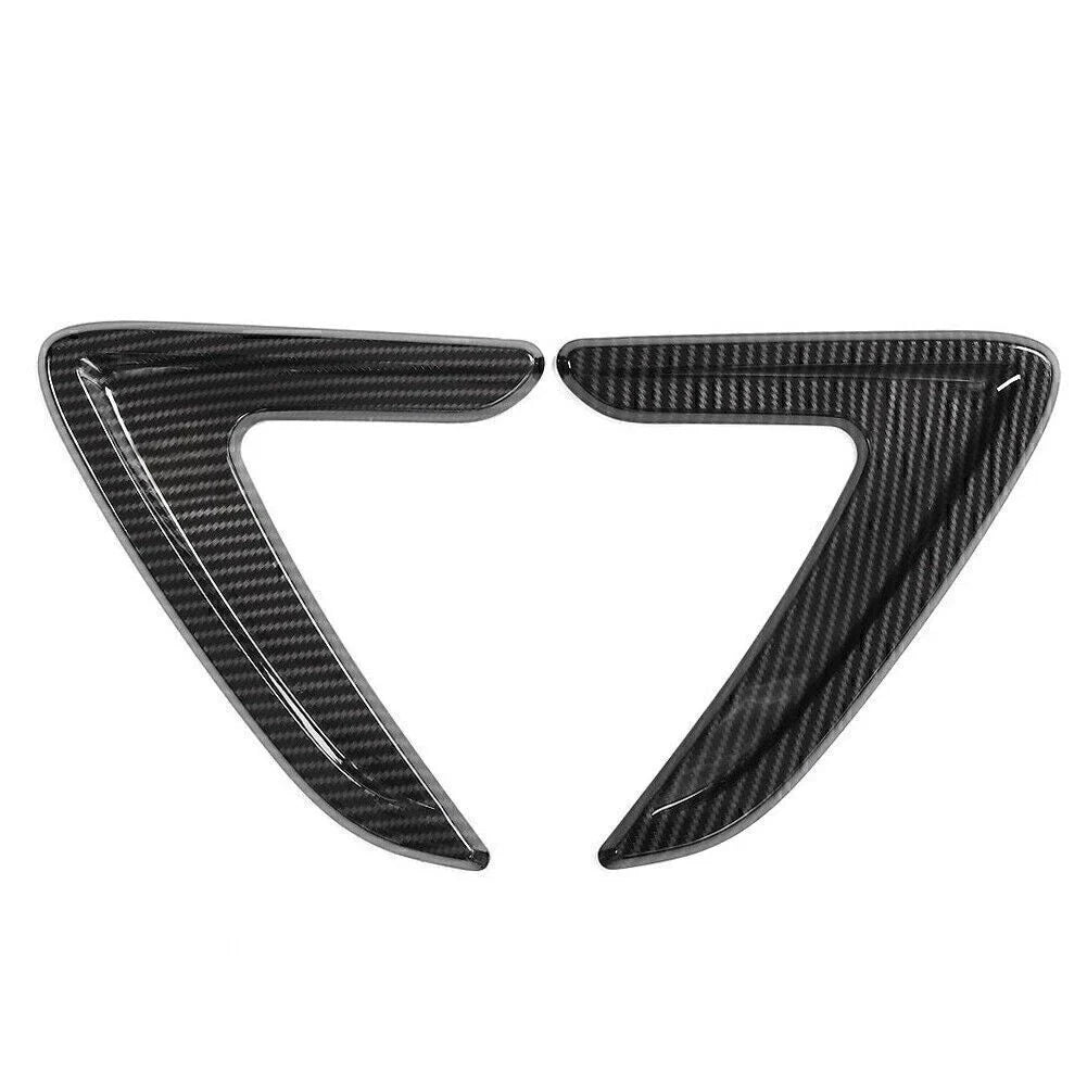 Fender Side Air Vent Outlet Cover Trim for BMW 3 Series F30 (2013–2018) Carbon Look