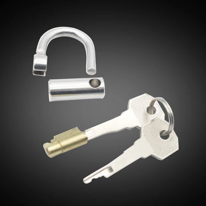 Stainless Steel Chastity Lock for Adult Use