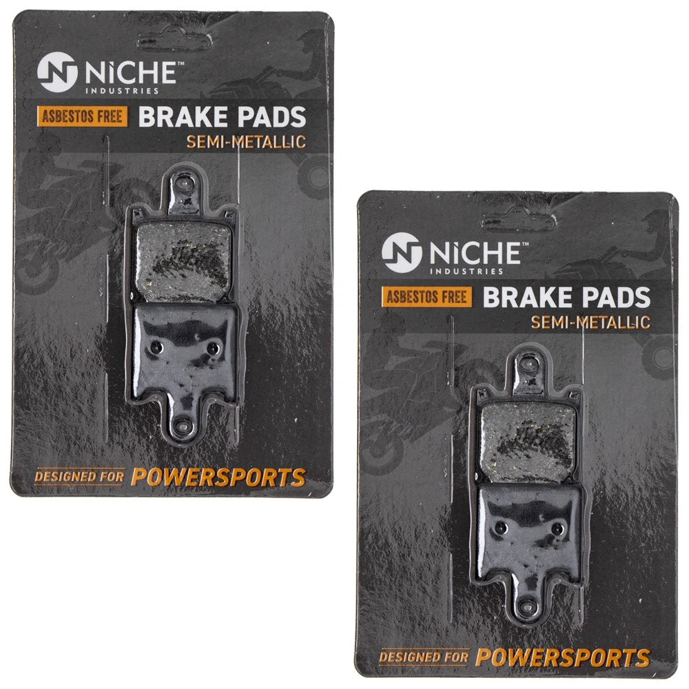 Brake Pad Set for Kawasaki Ninja ZX6R ZX14R Z1000 (2 Pack) 519-KPA2439D