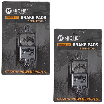 Brake Pad Set for Kawasaki Ninja ZX6R ZX14R Z1000 (2 Pack) 519-KPA2439D