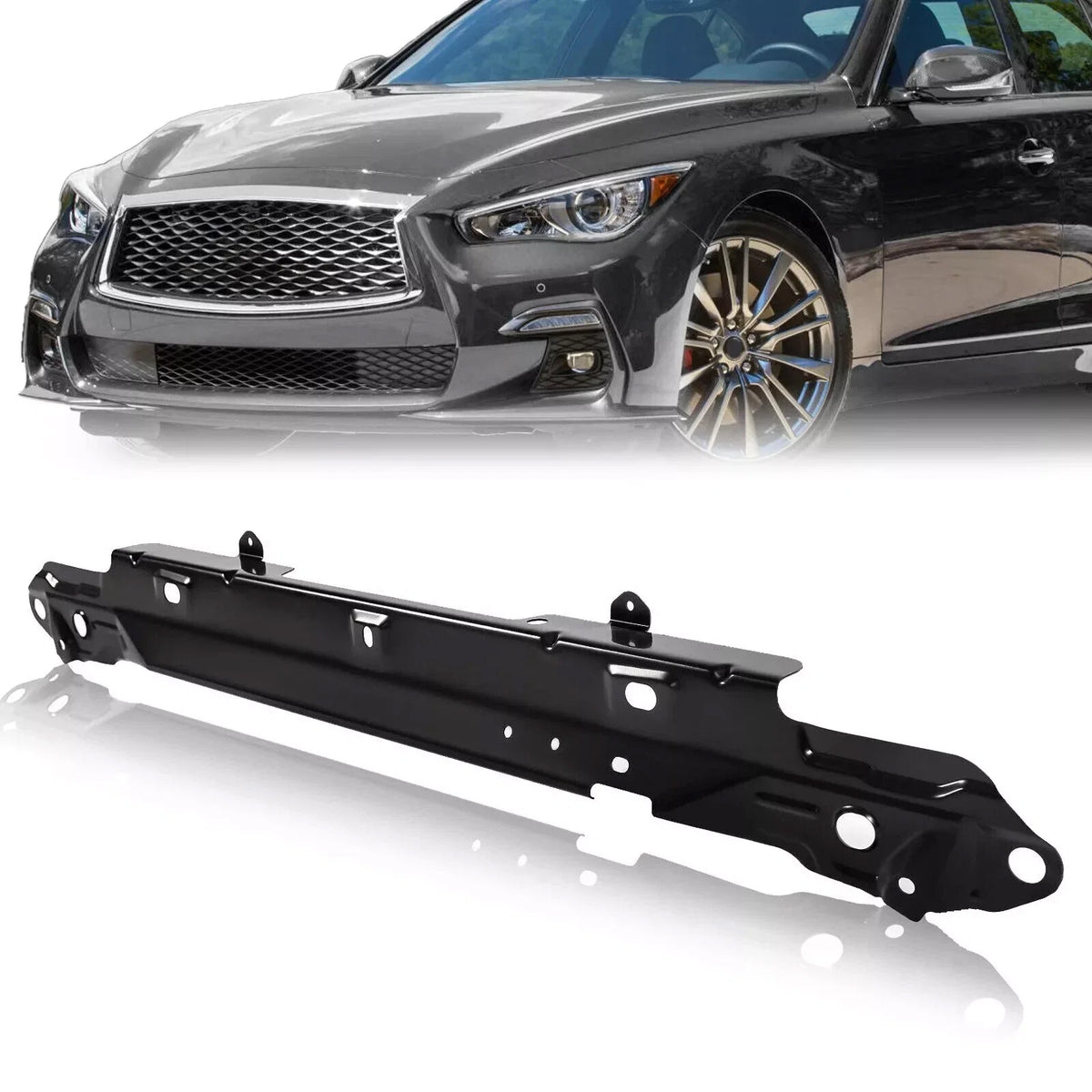 Right Radiator Support Upper Tie Bar Brace for Infiniti Q50 (2014–2023)