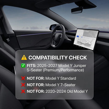 Trunk Mat & Seat Back Cover for Tesla Model Y (2020–2023)