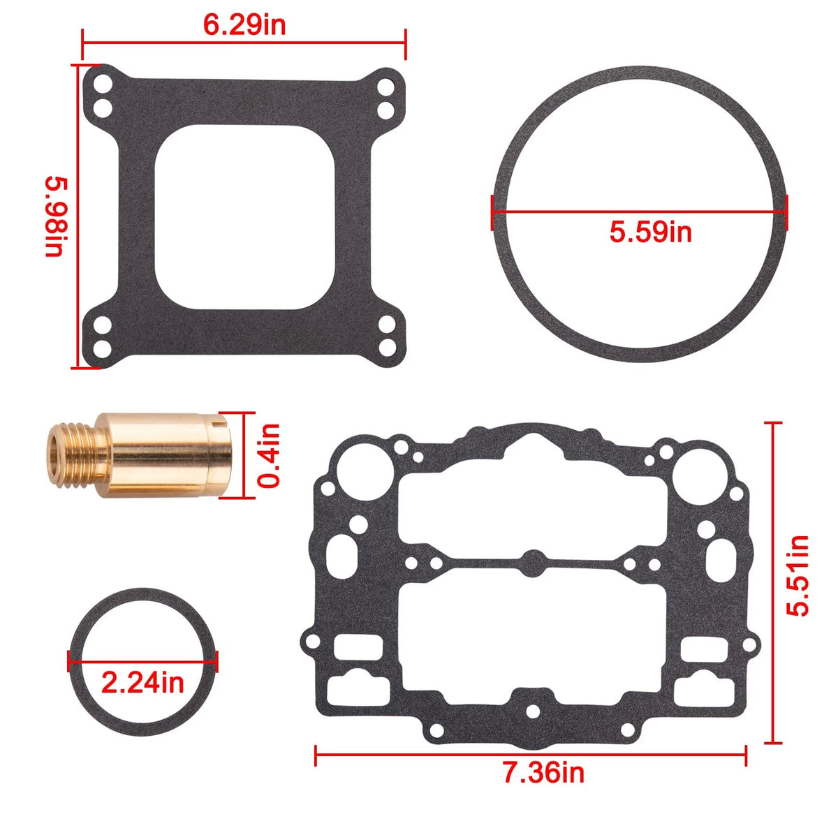 Carburetor Rebuild Kit for Edelbrock 1405 1406 1407 1408 1409
