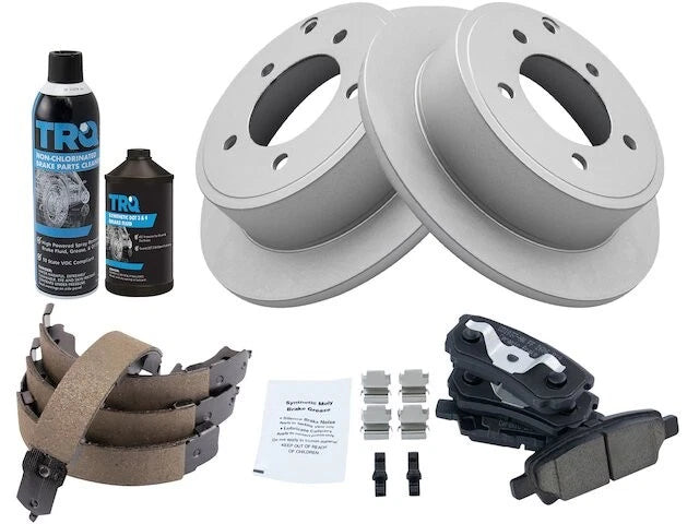 Set of 4 Brake Pads and Rotors for Mitsubishi Lancer (2008–2013) 51179VMXD