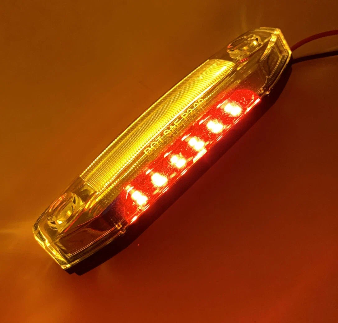 Amber LED Clearance Marker Light Red Side Ditch for Ford F150 (2004–2008)