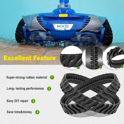 2-Pack R0526100 Tracks for Zodiac MX6 MX8
