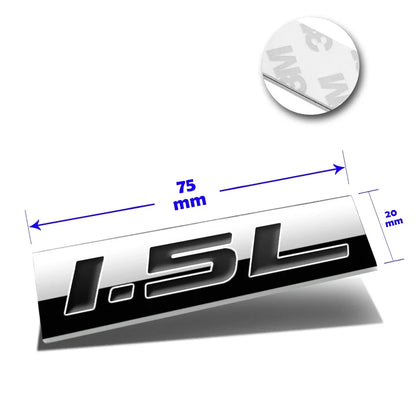 3D Polished Metal Decal Emblem for Chevrolet Honda Ford Toyota (All Years)