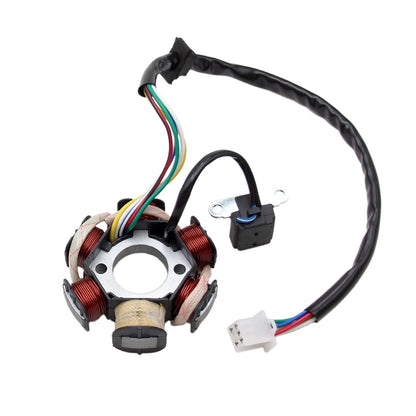 6 Pole Coil Stator Magneto for GY6 (PRO BAT LU-0106-DS7R)