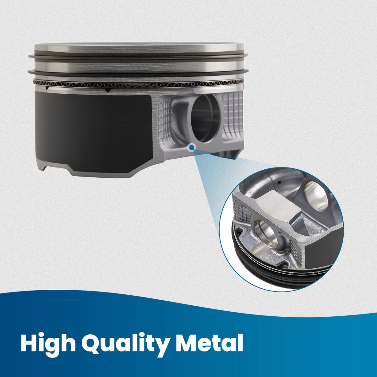 Pistons w/ Rings Set for Nissan Xterra Frontier 2005–2012 VQ40DE
