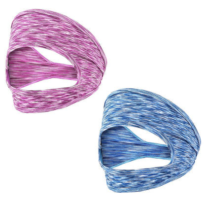 2 Pack VR Eye Mask for Adjustable Breathable Use (Blue + Pink)
