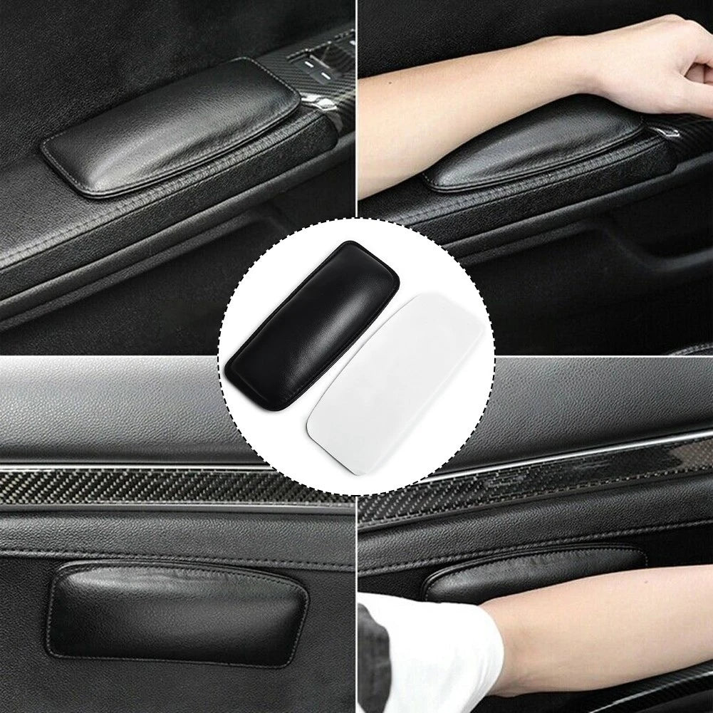Headrest Cushion for Car Mats Knee Pads Leg Pads PU Leather (1PC)
