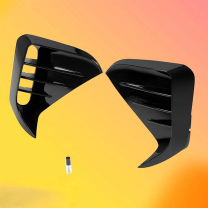 2-Piece Gloss Black Front Bumper Vent for KIA Stinger (2017–2023) CON-A000501