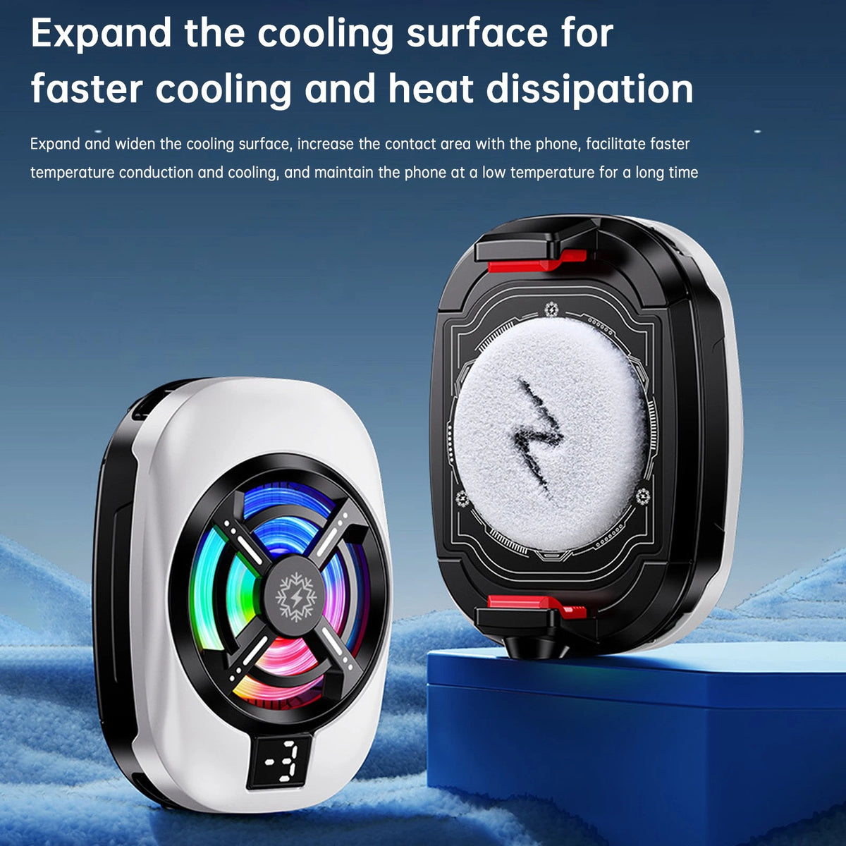 Digital Display Fan Cooler for Tl16 Mobile Phone (S006-110)