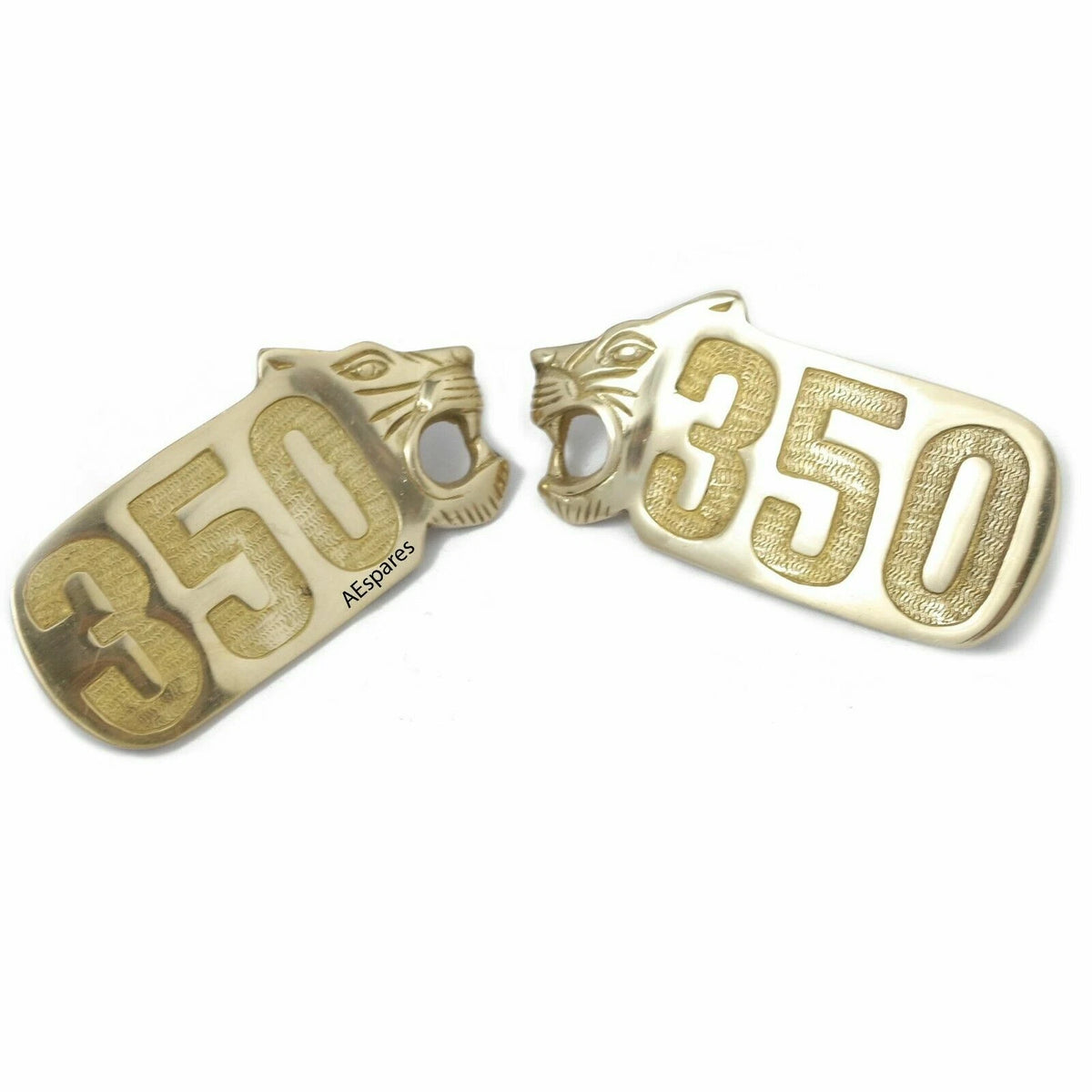 Monogram Badge Set for Royal Enfield Bullet (Fits Tool Box)