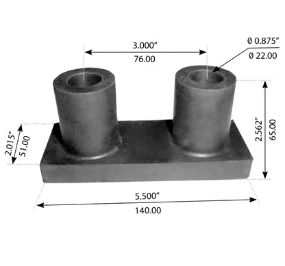 Motor Mount for Kenworth T600 T700 T800 (131012, K066-247, K066-320)