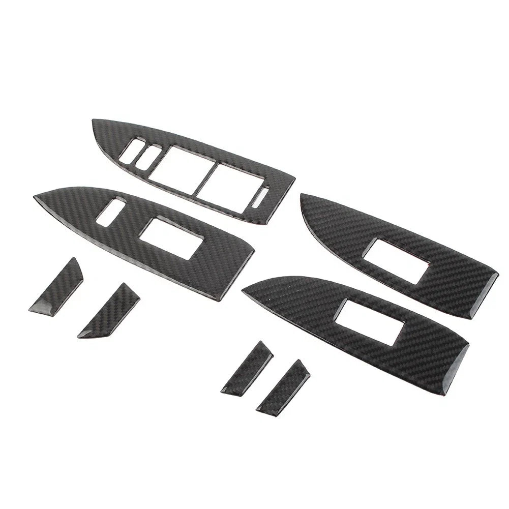 Set of 8 RHD Door Window Lift Switch Panel Cover Trim for Toyota Prius (2012–2015)