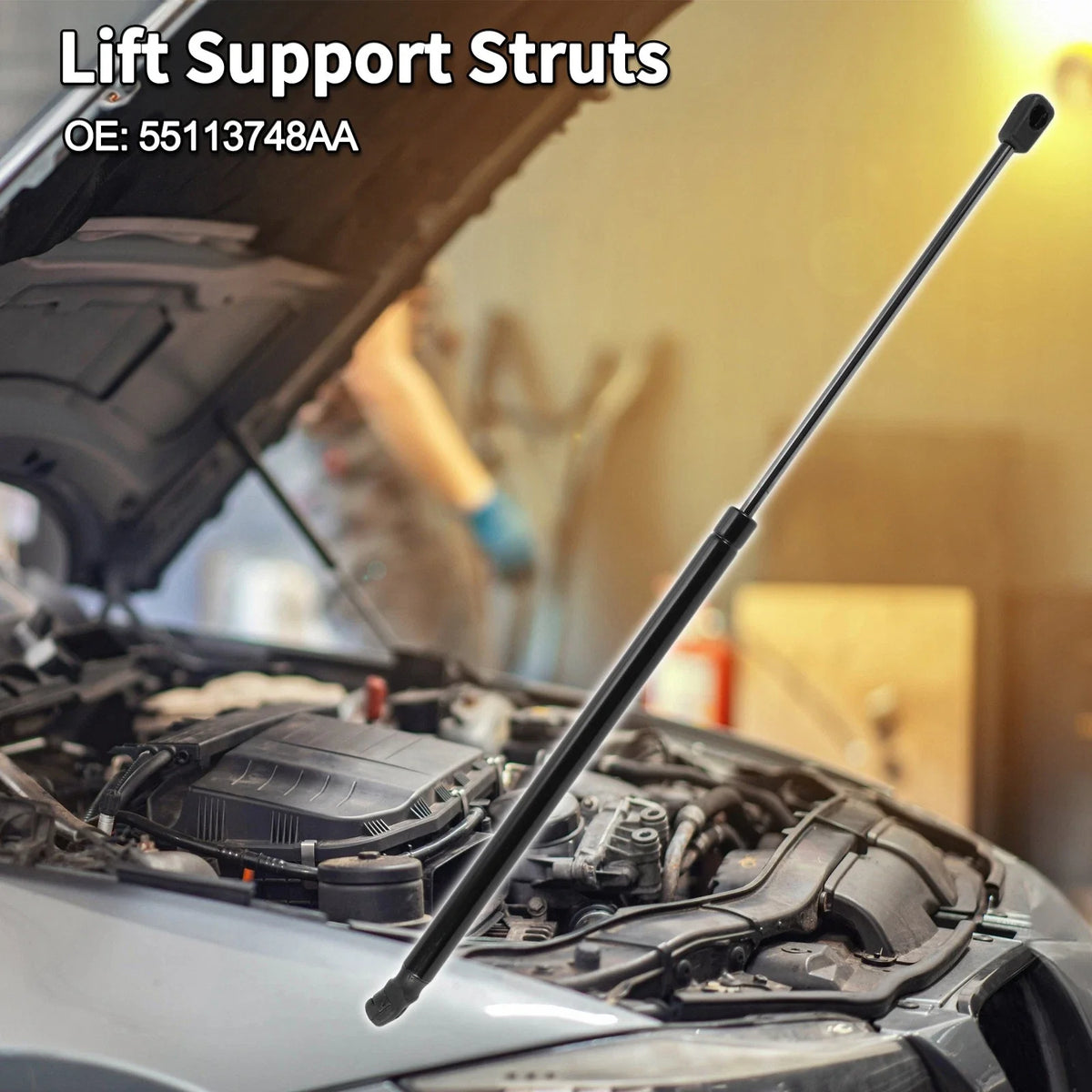 Front Hood Lift Supports Struts for Jeep Grand Cherokee, Dodge Durango 