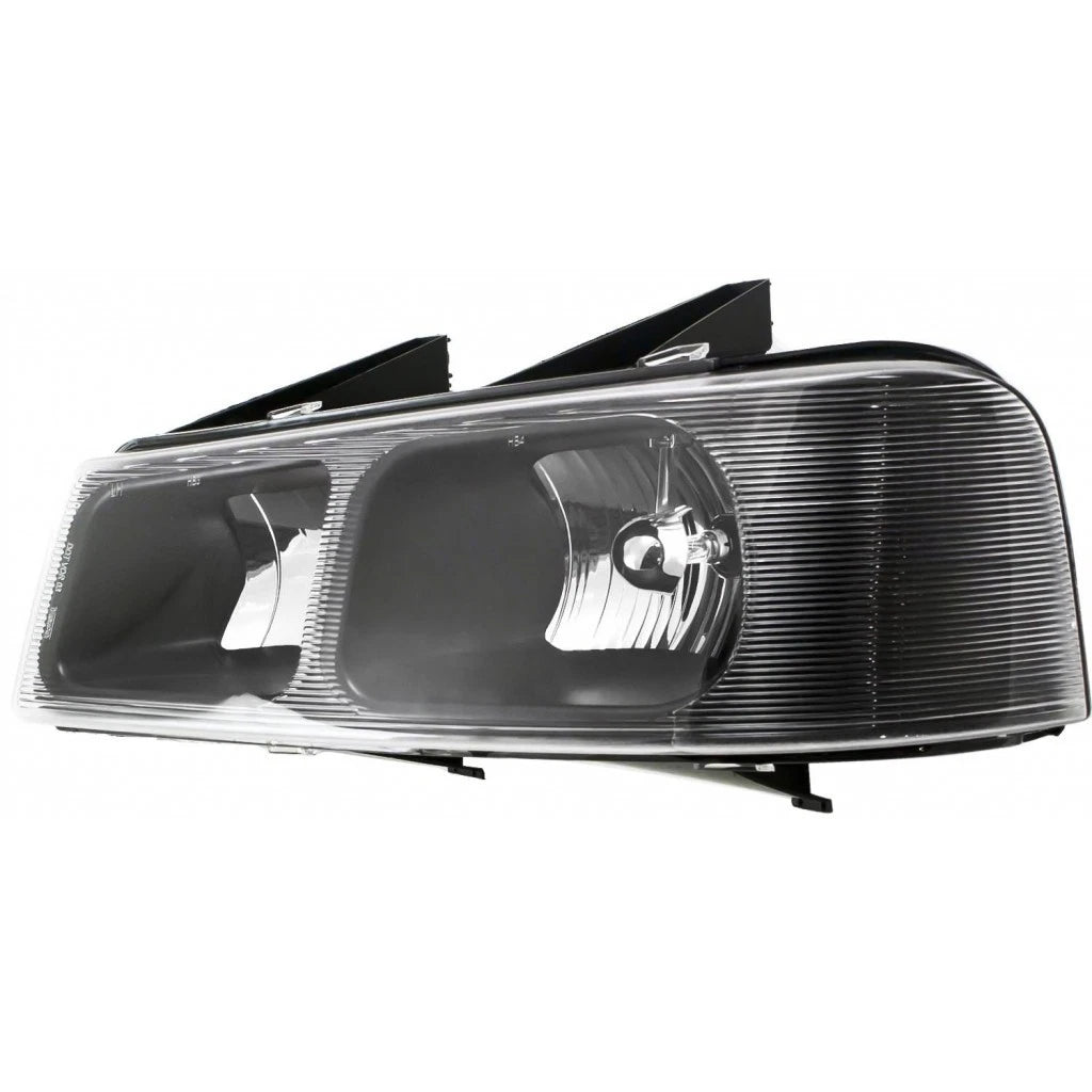 Headlight Pair for GMC Savana 2500 (2003–2016) PLX-M0-20-6582-00-1-CL360A8, GM2502233, GM2503233